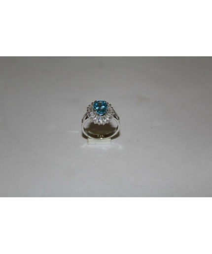 925 Sterling Silver Ring,Real Natural Blue Topaz Stone | Save 33% - Rajasthan Living 3