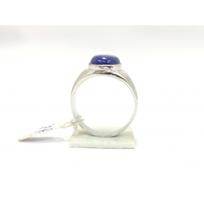 Handmade Men’s Ring 925 Sterling Silver Natural Blue Lapis Lazuli Gem Stone | Save 33% - Rajasthan Living 6