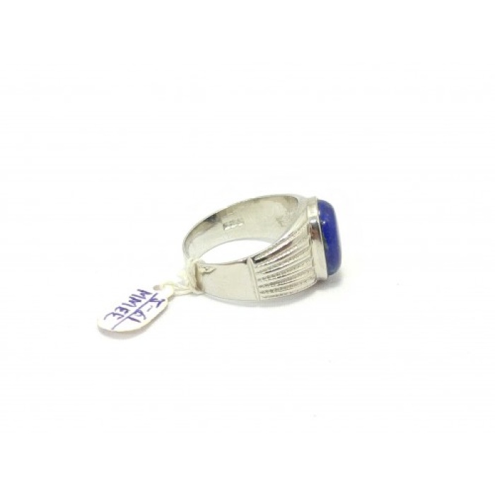 Handmade Men’s Ring 925 Sterling Silver Natural Blue Lapis Lazuli Gem Stone | Save 33% - Rajasthan Living 11