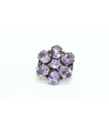 Hallmarked 925 Sterling Silver Purple Amethyst Natural Gemstone | Save 33% - Rajasthan Living