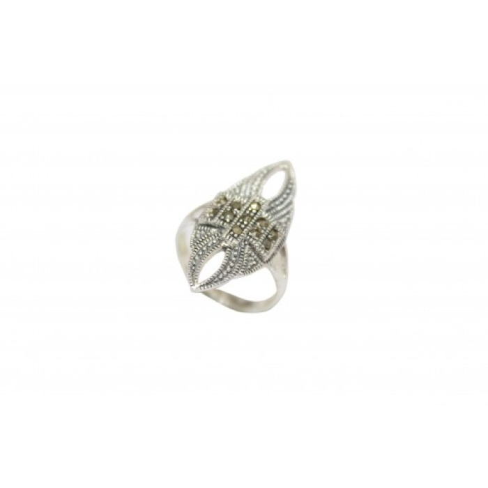 Handmade Designer Ring 925 Sterling Silver Black Marcasite Stones | Save 33% - Rajasthan Living 5