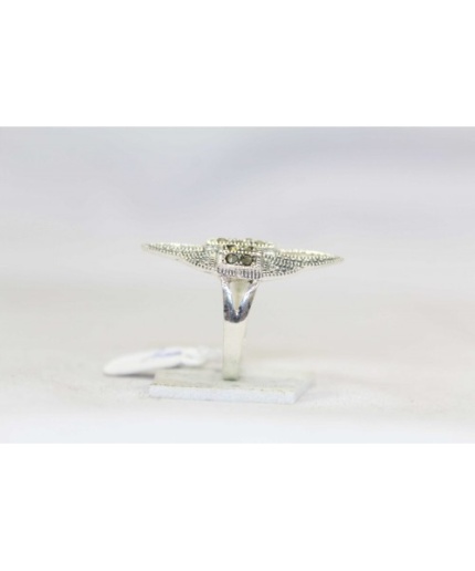 Handmade Designer Ring 925 Sterling Silver Black Marcasite Stones | Save 33% - Rajasthan Living 3