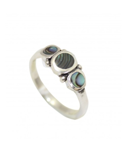 Handmade Designer Ring 925 Sterling Silver Mother Of Pearl Mop Stones | Save 33% - Rajasthan Living