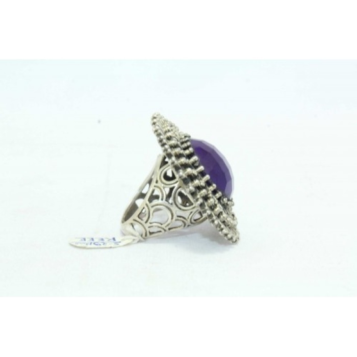 Handmade 925 Sterling Silver Women Natural Purple Amethyst Cocktail Ring | Save 33% - Rajasthan Living 11