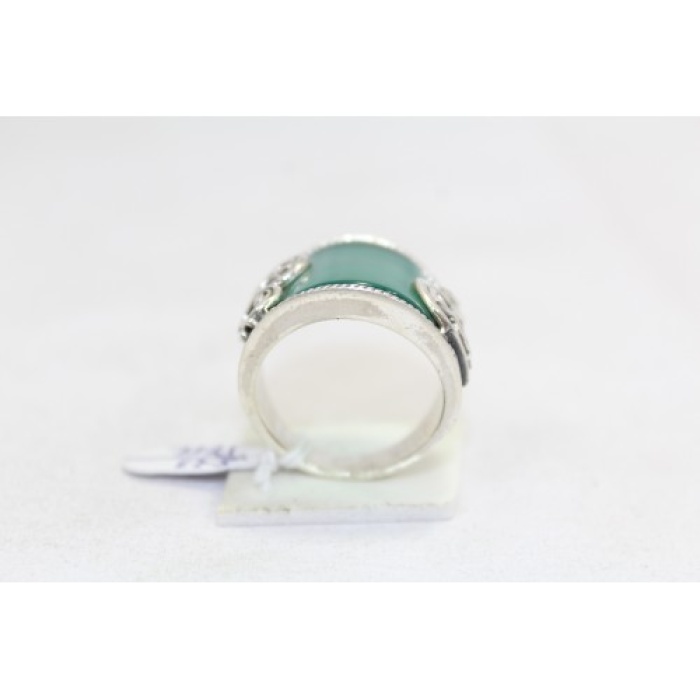 Handmade Designer Men’s Ring 925 Sterling Silver Green Onyx Stone | Save 33% - Rajasthan Living 10