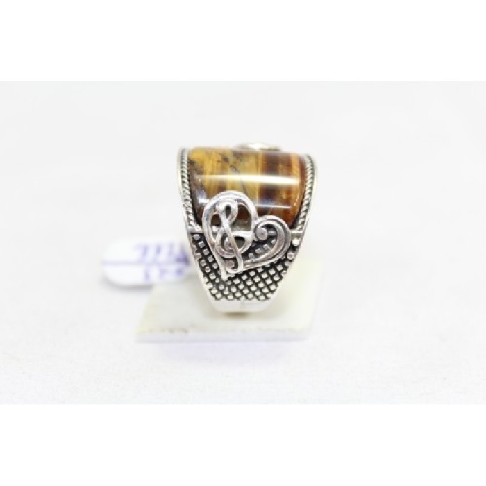 Handmade Designer Men’s Ring 925 Sterling Silver Tiger’s Eye Stone | Save 33% - Rajasthan Living 6