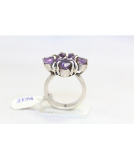 Handmade Designer Ring 925 Sterling Silver Purple Amethyst Gem Stones | Save 33% - Rajasthan Living 3