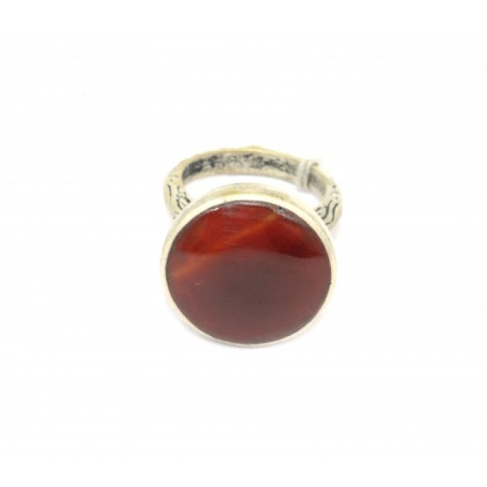 Handmade Afghani 925 Sterling Silver Women Natural Red Carnelian Stone Ring | Save 33% - Rajasthan Living 5