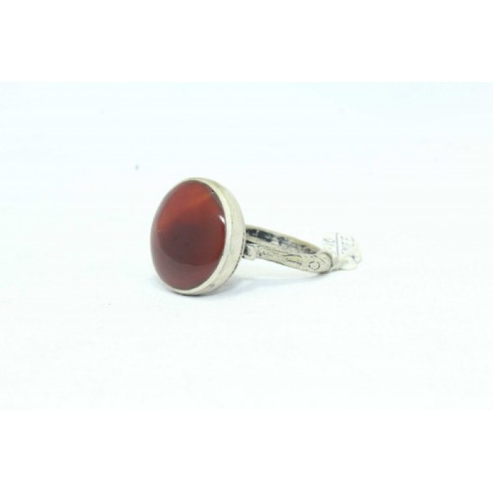 Handmade Afghani 925 Sterling Silver Women Natural Red Carnelian Stone Ring | Save 33% - Rajasthan Living 7