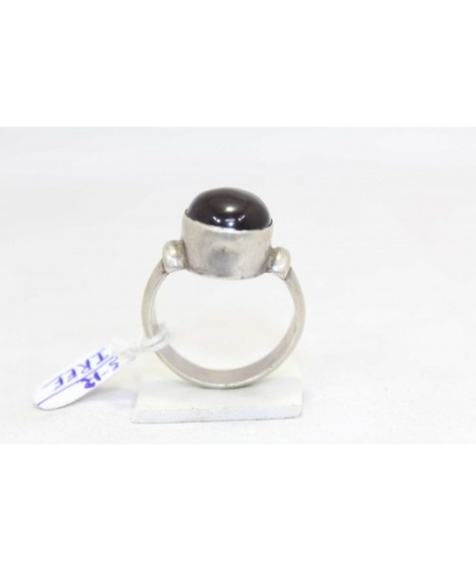 925 Sterling Silver Unisex Ring Black Onyx Stone Oxidised Polish | Save 33% - Rajasthan Living 3