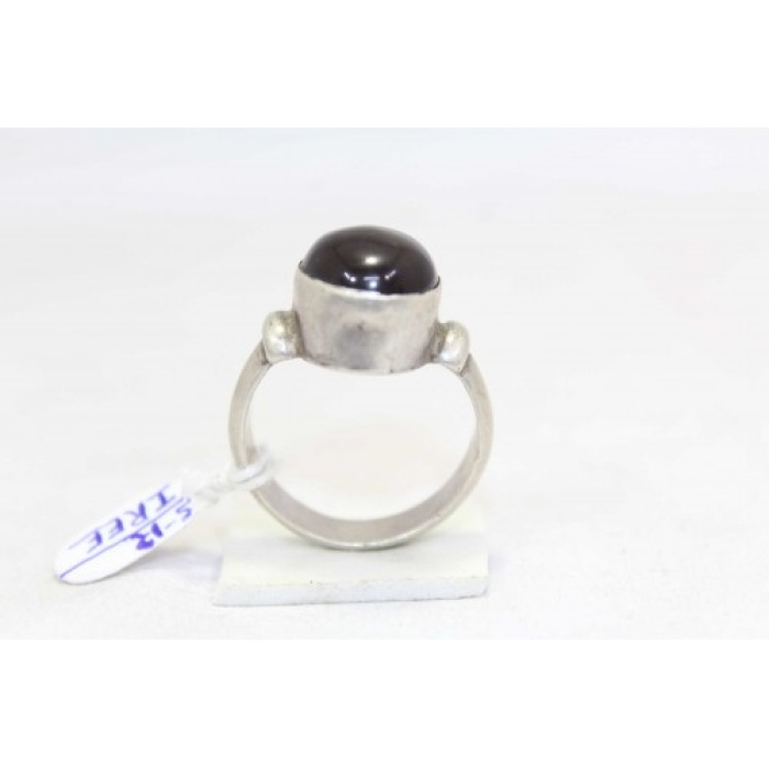 925 Sterling Silver Unisex Ring Black Onyx Stone Oxidised Polish | Save 33% - Rajasthan Living 6