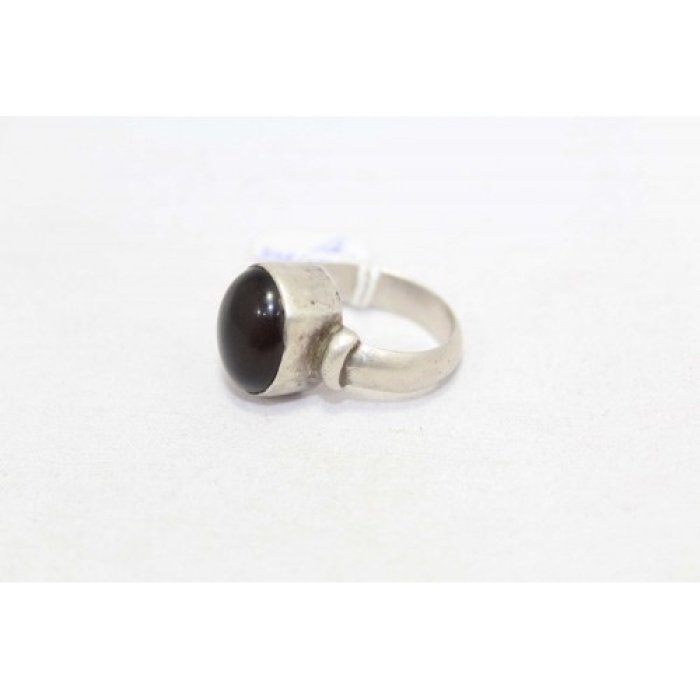 925 Sterling Silver Unisex Ring Black Onyx Stone Oxidised Polish | Save 33% - Rajasthan Living 9