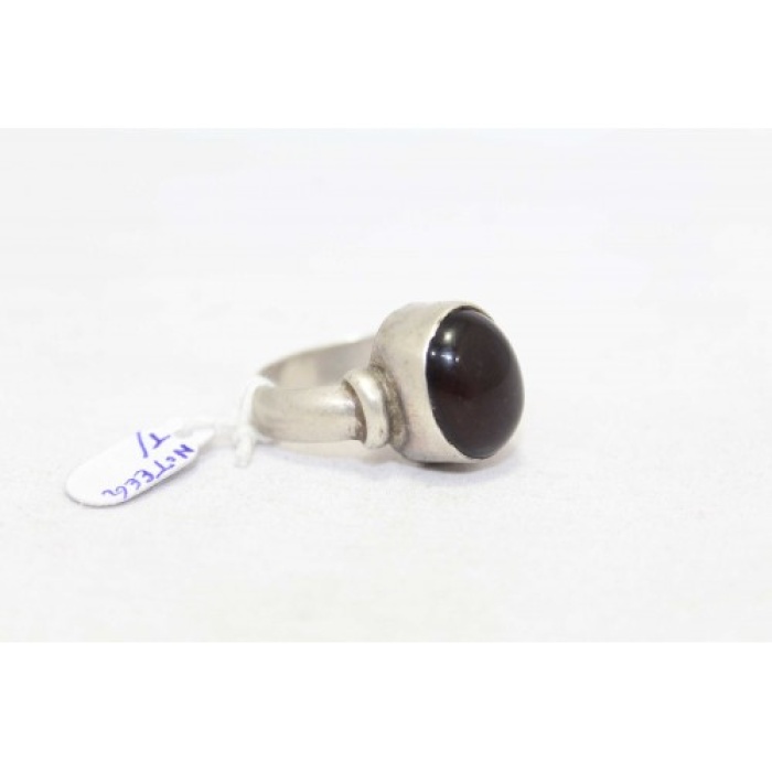 925 Sterling Silver Unisex Ring Black Onyx Stone Oxidised Polish | Save 33% - Rajasthan Living 11