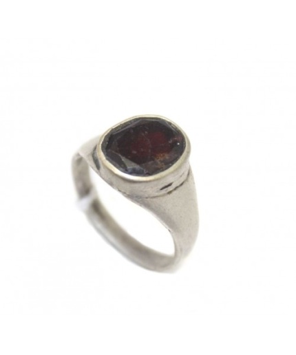 925 Sterling Silver Unisex Ring black Onyx Stone Oxidised Polish | Save 33% - Rajasthan Living