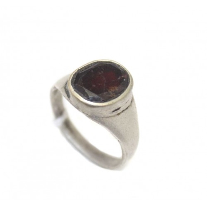 925 Sterling Silver Unisex Ring black Onyx Stone Oxidised Polish | Save 33% - Rajasthan Living 5
