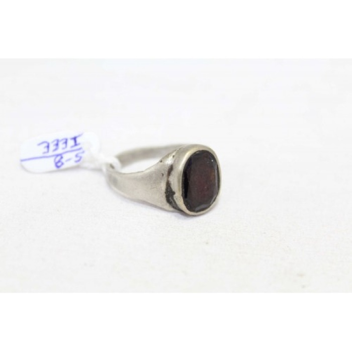 925 Sterling Silver Unisex Ring black Onyx Stone Oxidised Polish | Save 33% - Rajasthan Living 10