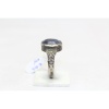 925 Sterling Silver Unisex Ring Blue Sapphire Stone Oxidised Polish | Save 33% - Rajasthan Living 14
