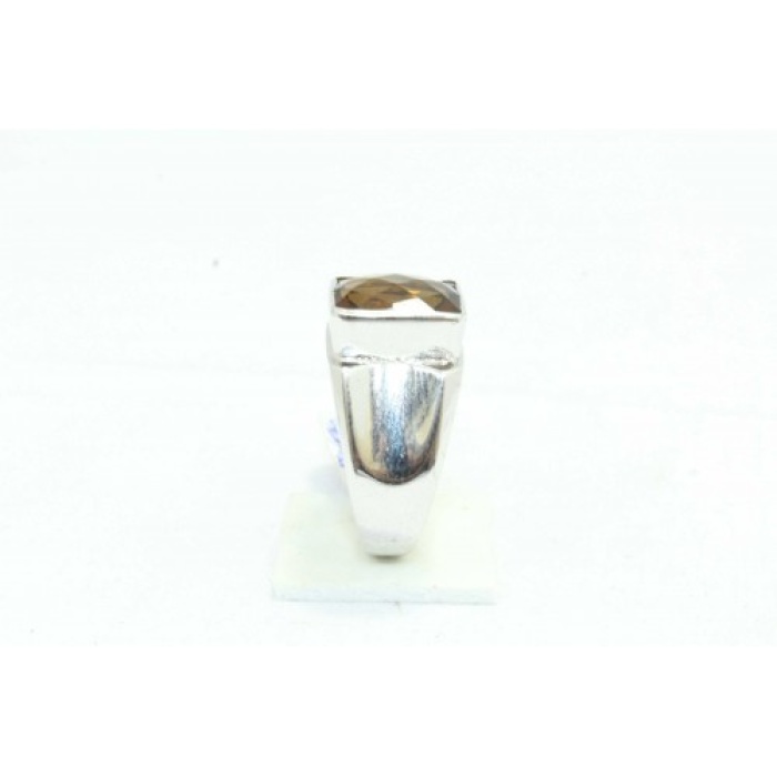 Handcrafted Ring Men’s 925 Sterling Silver Golden Brandy Topaz Gem Stone | Save 33% - Rajasthan Living 8