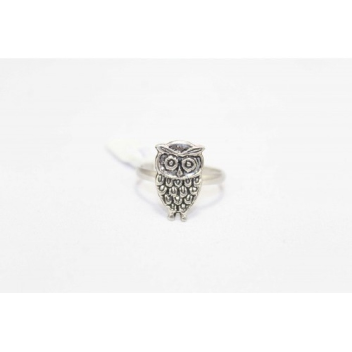 Handcrafted Women’s Band Ring Solid 925 Sterling Silver Owl Bird | Save 33% - Rajasthan Living 9
