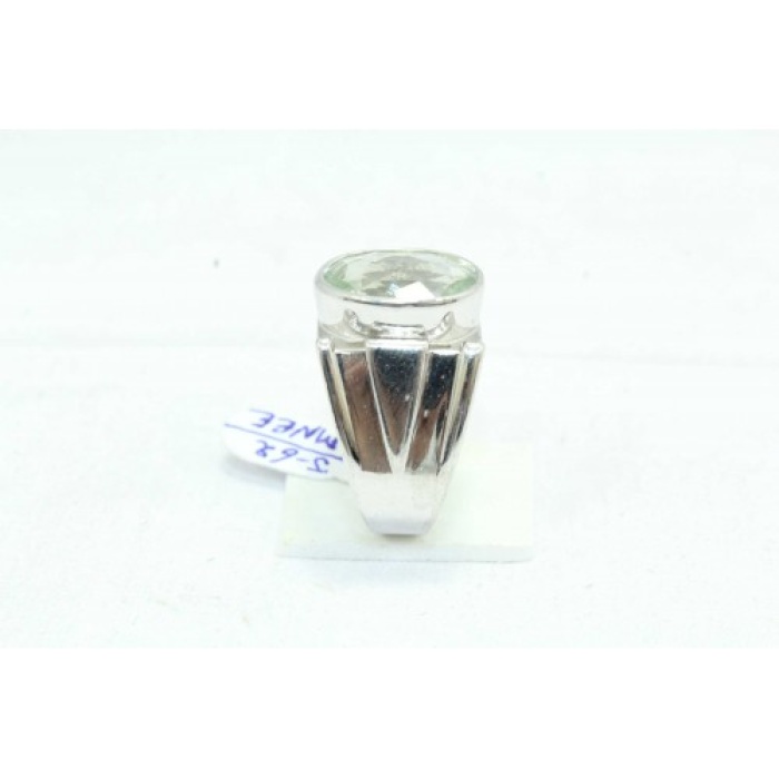 Handmade Men’s Ring 925 Sterling Silver Natural Green Amethyst Gem Stone | Save 33% - Rajasthan Living 9