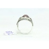 Handmade Designer Ring 925 Sterling Silver Black Marcasites Red Zircon Stone | Save 33% - Rajasthan Living 17