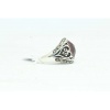 Handmade Designer Ring 925 Sterling Silver Black Marcasites Red Zircon Stone | Save 33% - Rajasthan Living 18