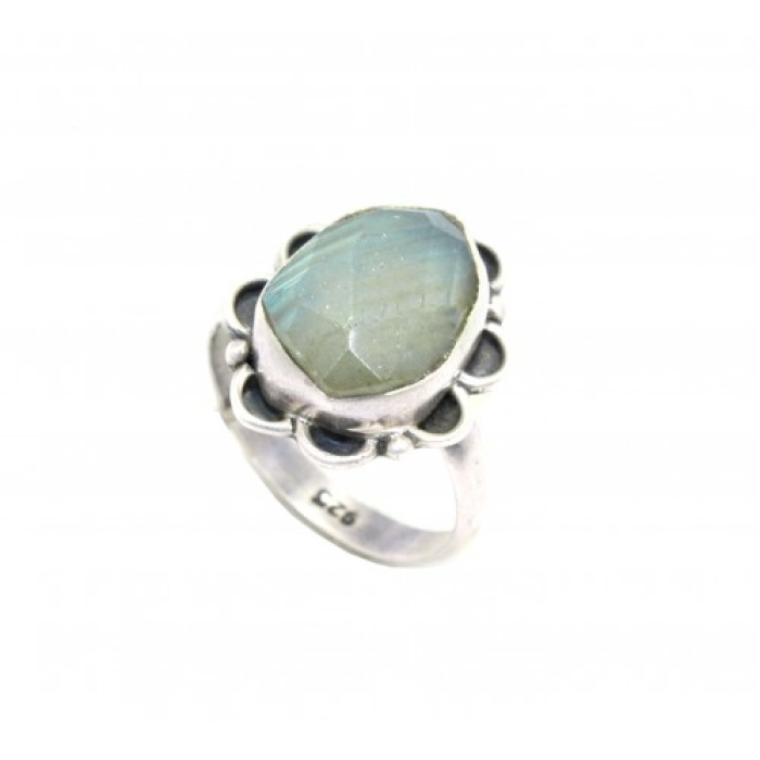 Handcrafted Ring 925 Sterling Silver Women’s Natural Gem Stone Labradorite | Save 33% - Rajasthan Living 5