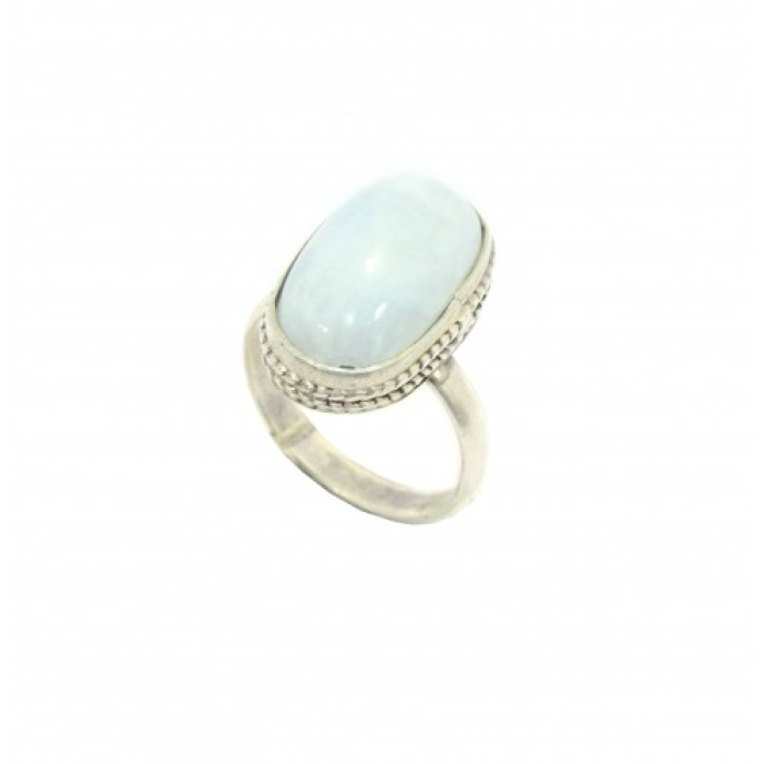 Handcrafted Ring 925 Sterling Silver Women’s Natural White Rainbow Gem Stone | Save 33% - Rajasthan Living 5