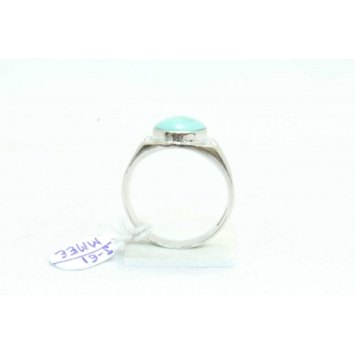 Handmade Men’s Ring 925 Sterling Silver Natural Blue Turquoise Gem Stone – 1 | Save 33% - Rajasthan Living 6