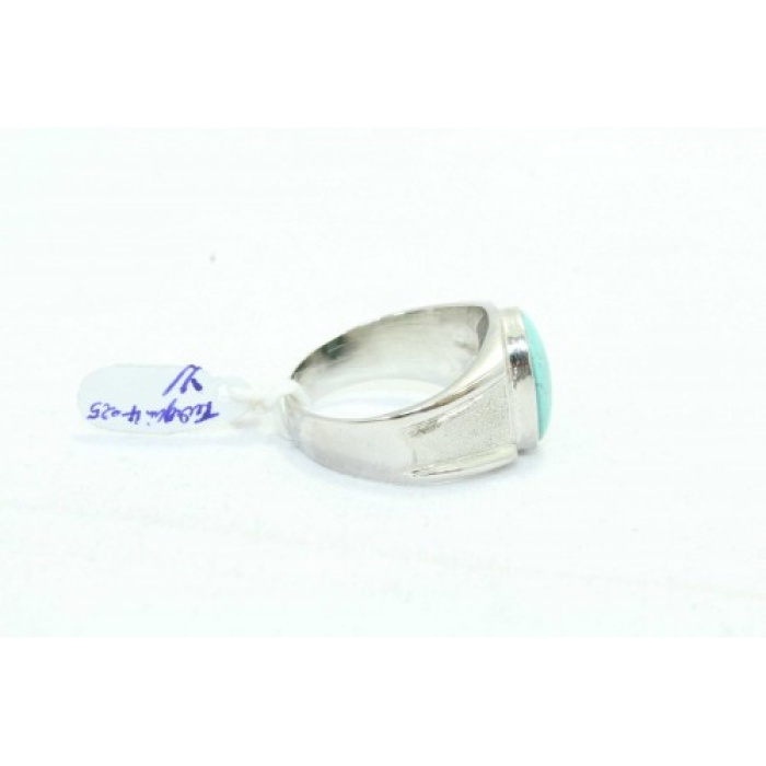 Handmade Men’s Ring 925 Sterling Silver Natural Blue Turquoise Gem Stone – 1 | Save 33% - Rajasthan Living 11
