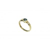 925 Sterling Silver Women’s Gold Rhodium Ring Diamond Blue Sapphire Gemstones | Save 33% - Rajasthan Living 12