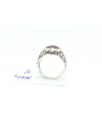 Handmade Female Ring 925 Sterling Silver Natural Star Red Ruby Gem Stone – 4 | Save 33% - Rajasthan Living 3