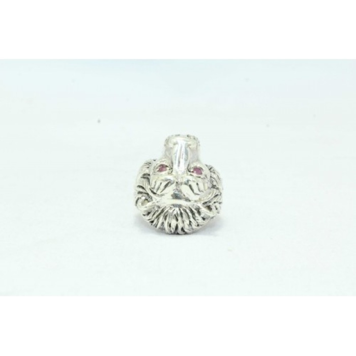 Handmade Lion Ring 925 Sterling Silver Women’s Semi Precious Red Onyx Gem Stones | Save 33% - Rajasthan Living 11