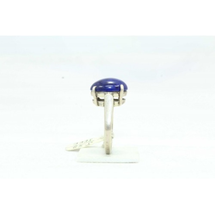 Handmade 925 Sterling Silver Female Ring Natural Blue Lapis Lazuli Gem Stone | Save 33% - Rajasthan Living 8
