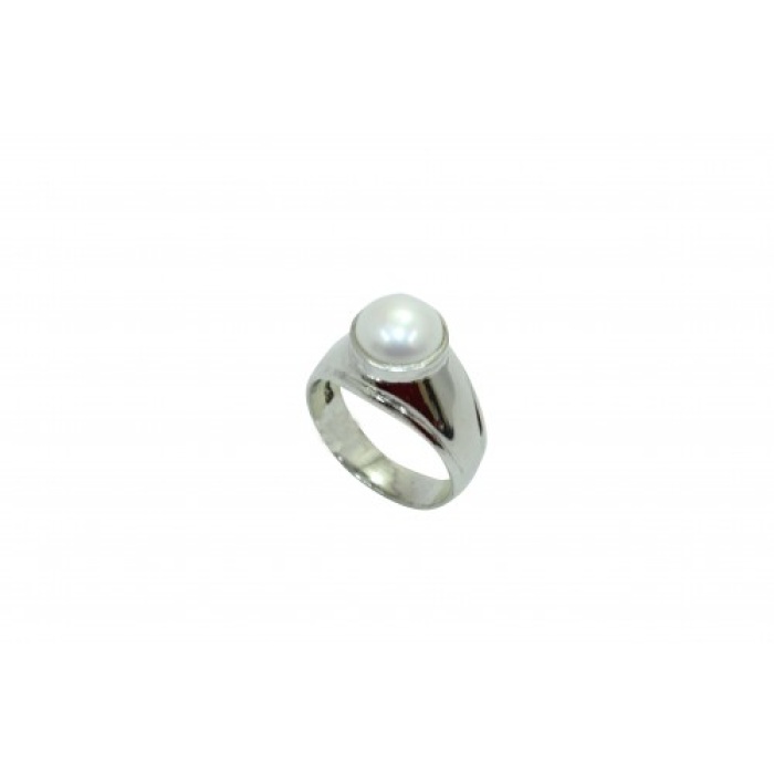 925 Hallmarked Sterling Silver Men’s Ring Pearl | Save 33% - Rajasthan Living 5