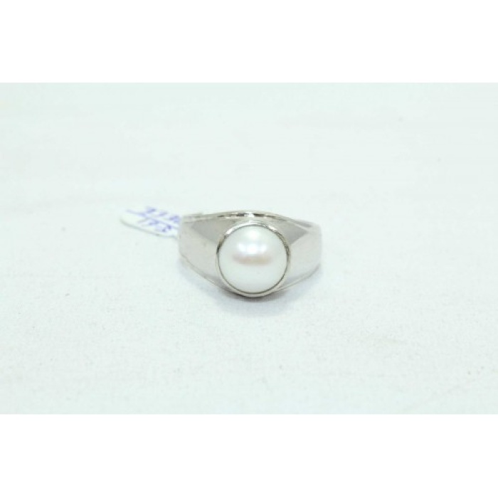 925 Hallmarked Sterling Silver Men’s Ring Pearl | Save 33% - Rajasthan Living 6
