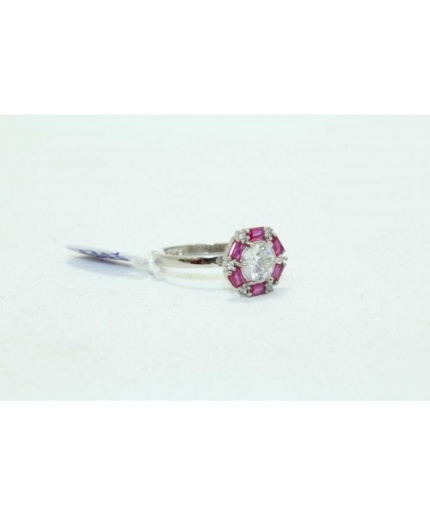 925 Sterling Women’s Silver Ring Ruby Gemstones Zircon India | Save 33% - Rajasthan Living 3