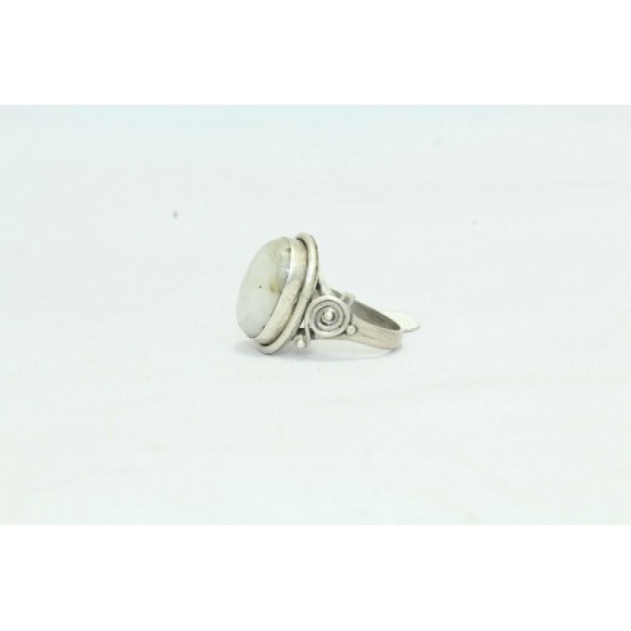 Handmade 925 Sterling silver Women ring Natural Rainbow Gem Stone | Save 33% - Rajasthan Living 6