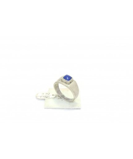 925 Sterling Silver Women’s Ring Cabochon Lapiz Lazuli Stone | Save 33% - Rajasthan Living