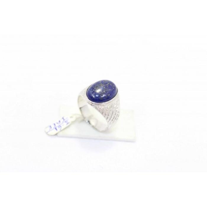 Handmade Men’s Ring 925 Sterling Silver Semi Precious Blue Lapis Lazuli Stone -A | Save 33% - Rajasthan Living 10