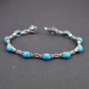 Natural Turquoise,cz  925 Sterling Silver Bracelet | Save 33% - Rajasthan Living 8