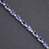 Natural Tenzanite/Zircon  925 Sterling Silver Bracelet | Save 33% - Rajasthan Living 10