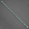 Natural Emerald cz  925 Sterling Silver Bracelet | Save 33% - Rajasthan Living 10