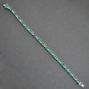 Natural Emerald, cz  925 Sterling Silver Bracelet | Save 33% - Rajasthan Living 10