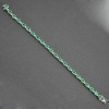 Natural Emerald, cz  925 Sterling Silver Bracelet | Save 33% - Rajasthan Living 10