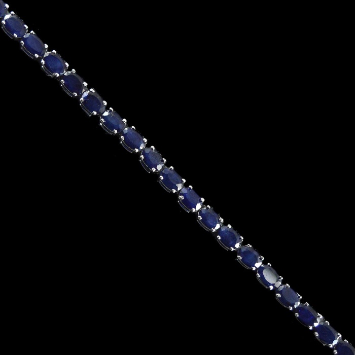 Natural Sapphire  925 Sterling Silver Bracelet | Save 33% - Rajasthan Living 6