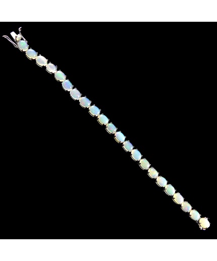 Natural Opal  925 Sterling Silver Bracelet | Save 33% - Rajasthan Living 3