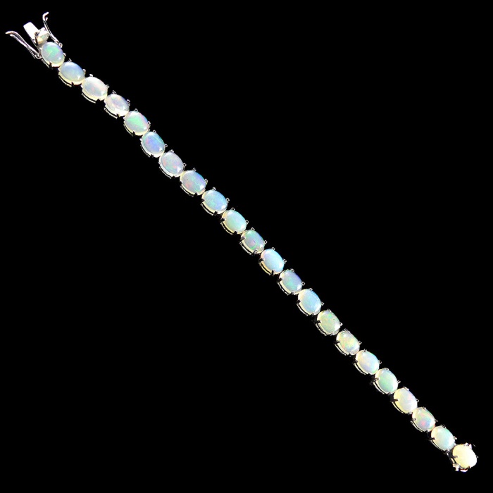 Natural Opal  925 Sterling Silver Bracelet | Save 33% - Rajasthan Living 6