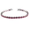 Natural Ruby  925 Sterling Silver Bracelet | Save 33% - Rajasthan Living 8