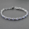 Natural Tenzanite,Diamond  925 Sterling Silver Bracelet | Save 33% - Rajasthan Living 8